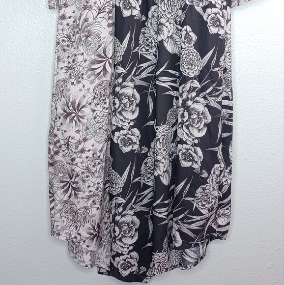 Thought Tencel Floral Printed Coquette Feminine Shift Dress - Picture 8 of 16